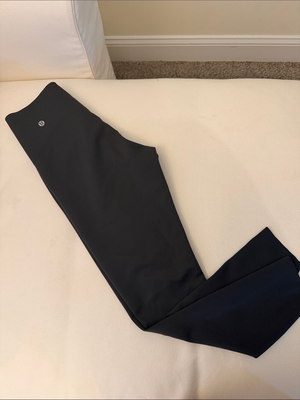 lululemon Wunder Under High-Waisted Charcoal Leggings